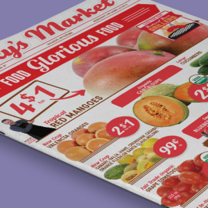 weekly print ads