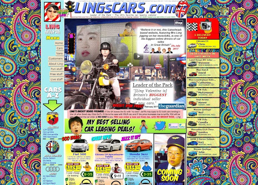 Lings Cars Website Screen Shot
