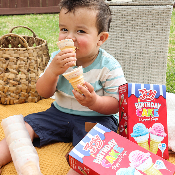 Kid eating Icecream